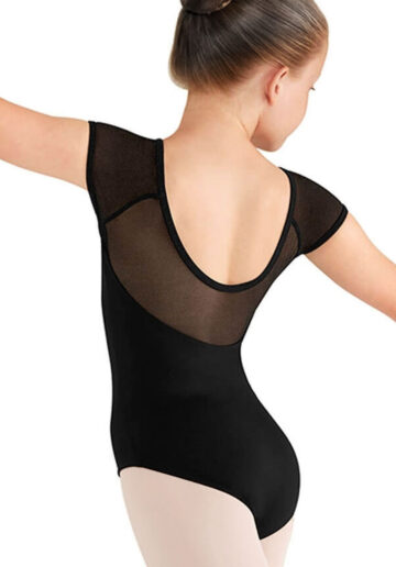 Body gimnastica & dans Negru Spandex 1106