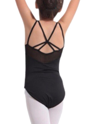 Body gimnastica & dans Negru Spandex 1107