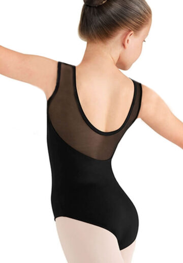 Body gimnastica & dans Negru Spandex 1109