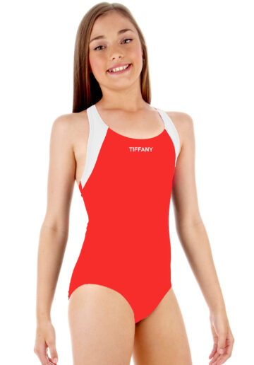 Costum de baie intreg Rosu 16401