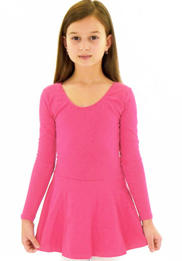Body cu fusta bumbac gimnastica & dans Ciclam 1700