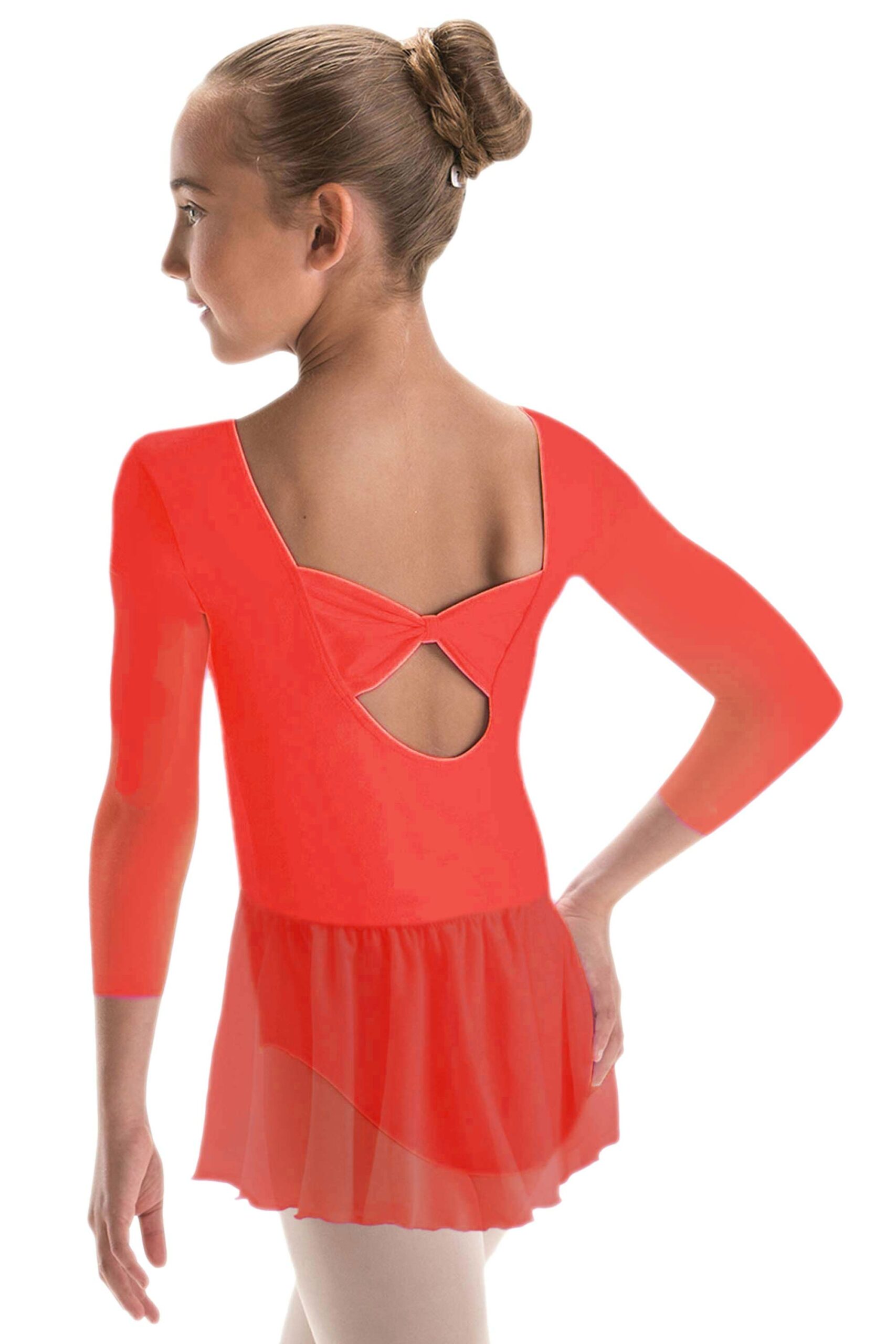 Body cu fusta tull gimnastica & dans clasic rosu Corai 1708