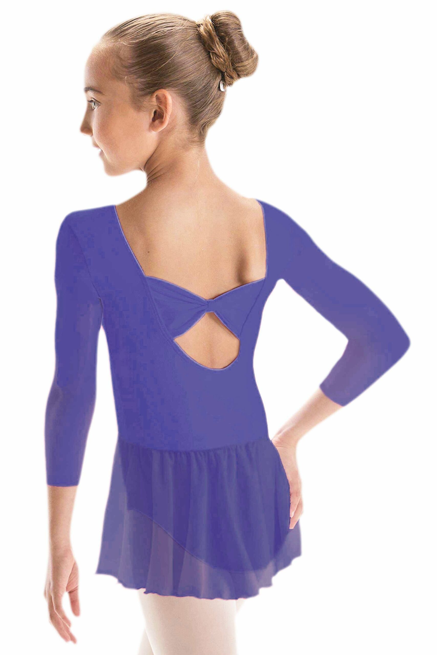 Body cu fusta tull gimnastica & dans clasic Albastru indigo 1708