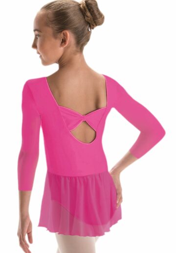 Body cu fusta tull gimnastica & dans clasic Magenta 1708