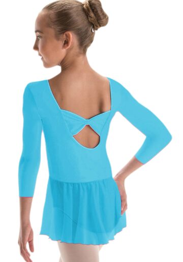 Body cu fusta tull gimnastica & dans clasic Turcoaz 1708