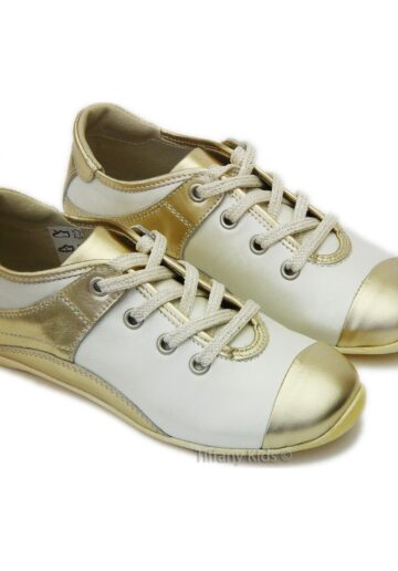 PJ® Pantofi sport piele Marika Auriu