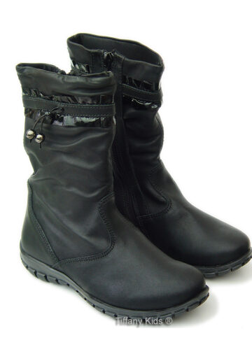 Cizme piele  Skippy Negru