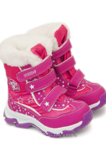 Wink® Cizme eco imblanite Fuxia