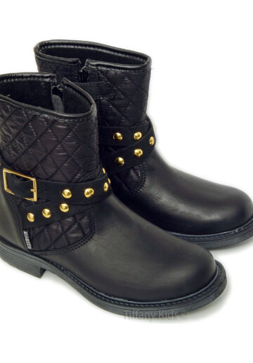Cizme piele Fullstop Negru