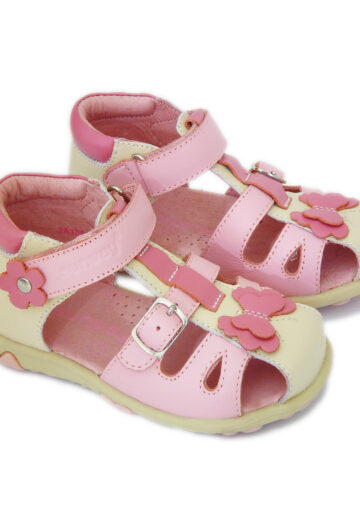 Sunway® Sandale piele Roz-bej