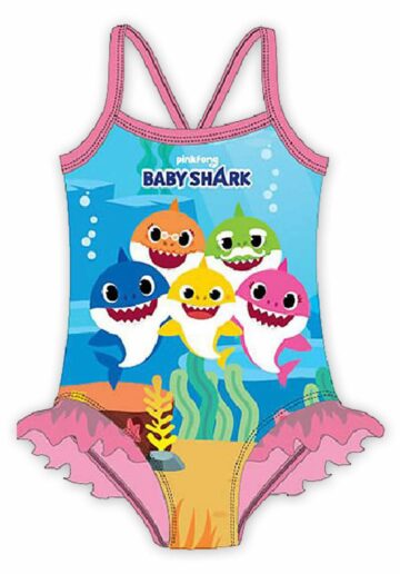 Baby Shark® Costum de baie intreg roz 210311