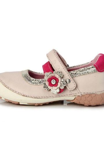 D.D.Step® Balerini piele Roz Argintiu