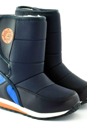 Wojtylko® Cizme eco imblanite Bleumarin 202382