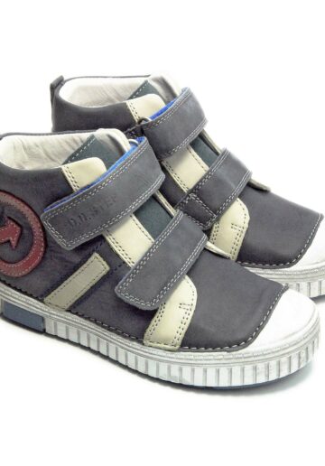 D.D.Step® Ghete piele Gri 332018
