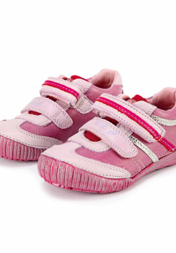 D.D.Step® Pantofi sport piele Fuxia 364410