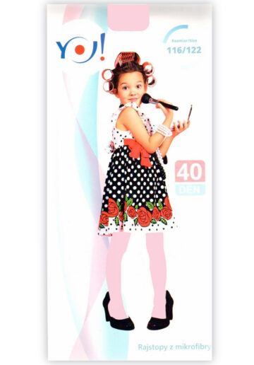 Dres cu chilot 40 den Roz 257095