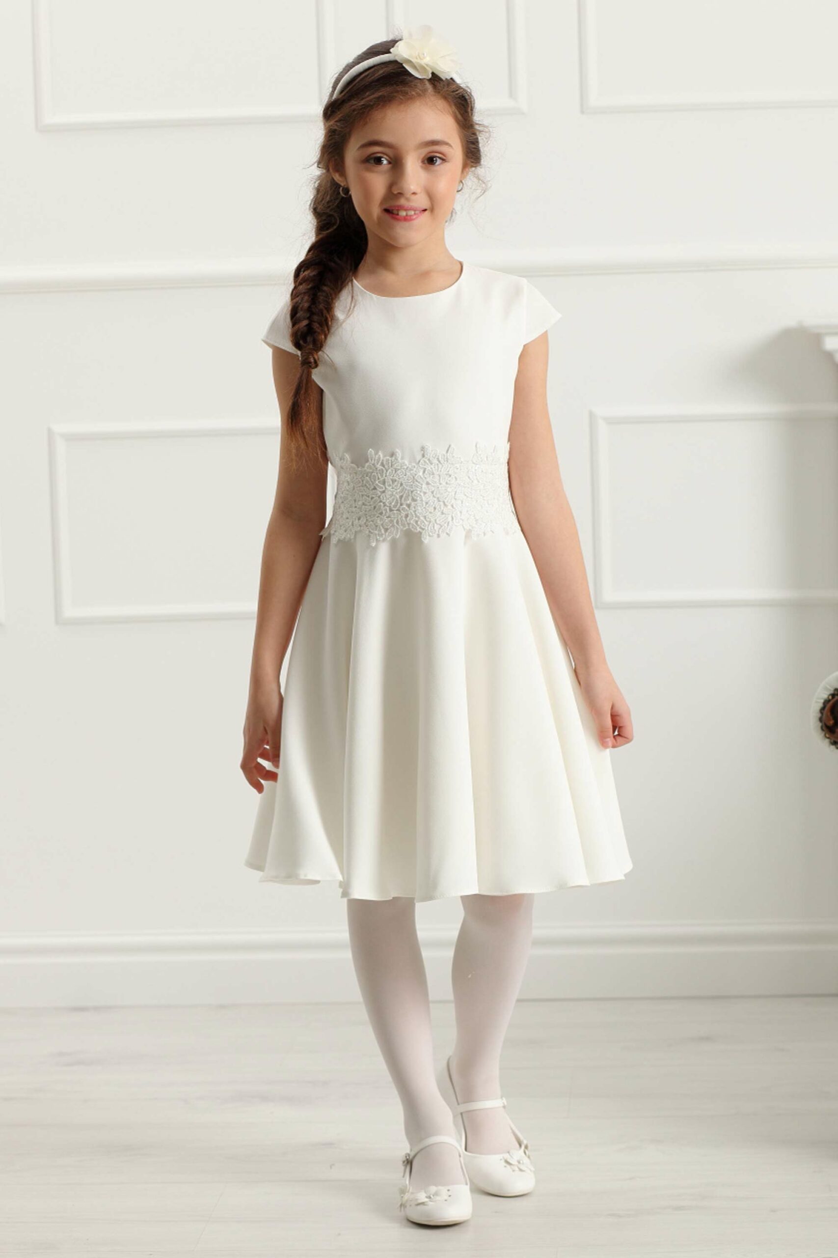 Emma® Rochie eleganta Barbi Crem 106287