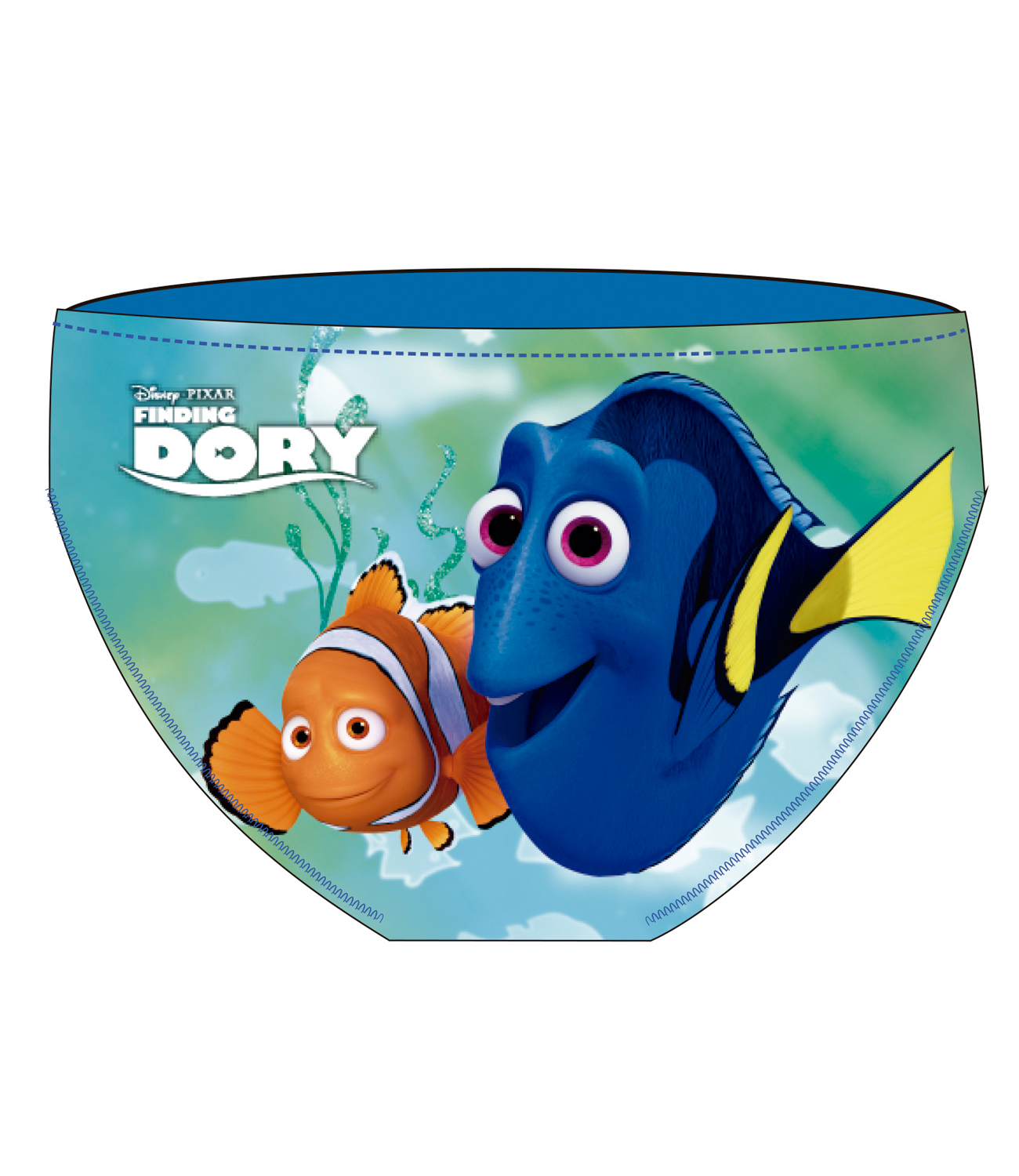 Finding Dory® Slip baie Albastru Print