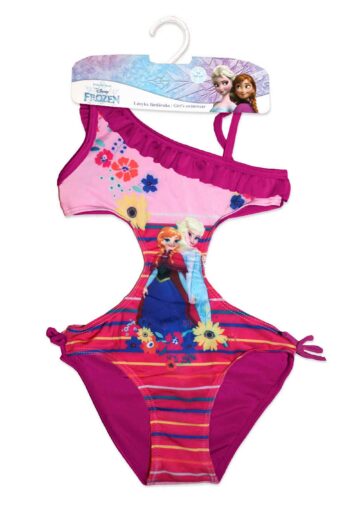 Frozen® Costum de baie trikini magenta 611241