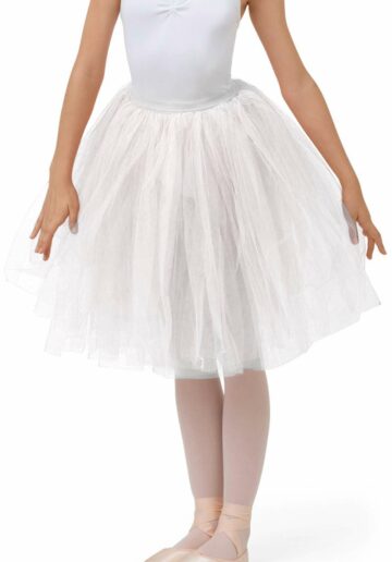 Tutu tull midi Alb 2505