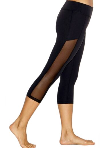 Leggins 3/4 spandex negru 30504