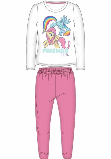 My Little Pony® Pijama fete alb-roz 541302