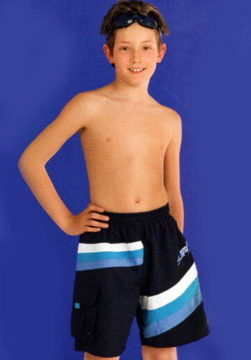 Naturana® Short baie Marin-turquise-alb
