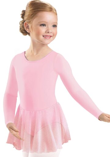 Body cu fusta tull gimnastica & dans clasic Roz Nou 17011