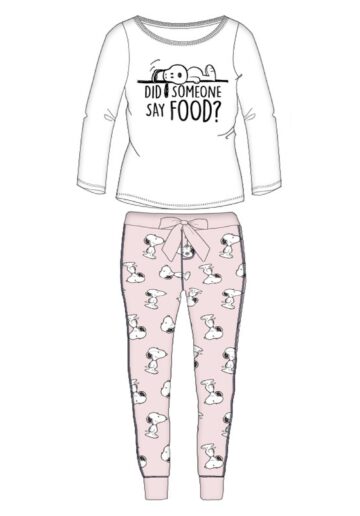 Snoopy® Pijama alb-roz 113233